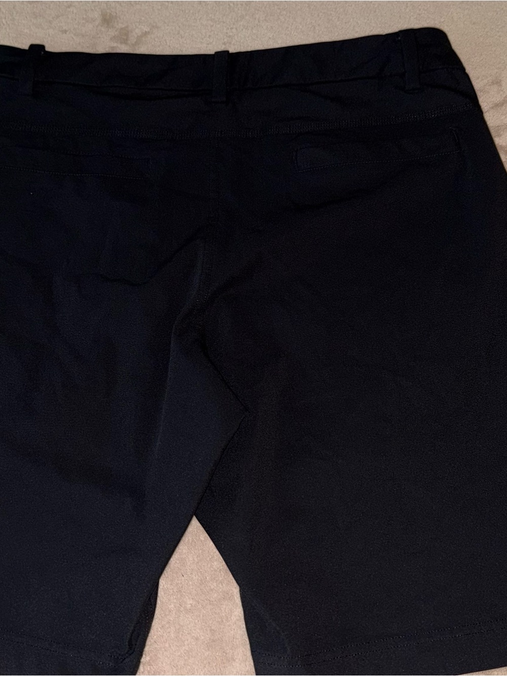lululemon athletica Men's Black Flat-Front Shorts